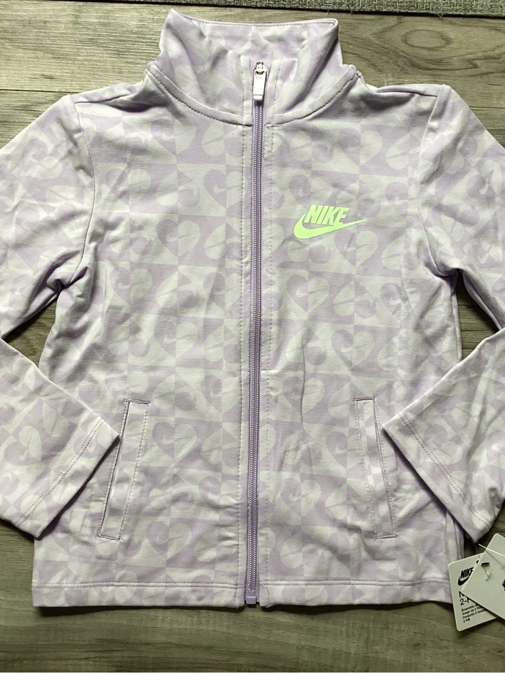 Nike girls Jacket & flare Leggings Set size 5(NWT) ~PRICE FIRM, NO OFFERS~ - Picture 2 of 4